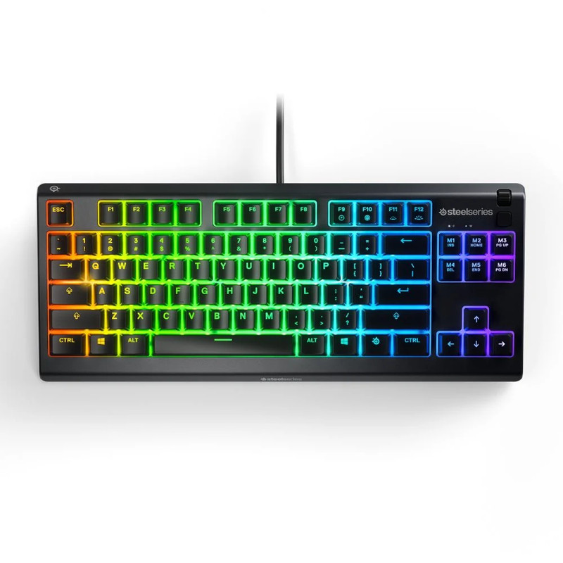 SteelSeries Apex 3 TKL US Gaming Keyboard - Black - لوحة مفاتيح